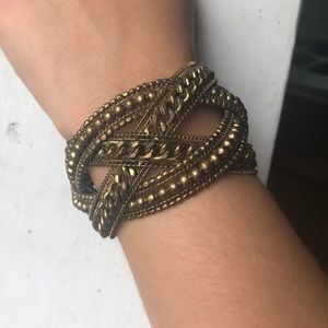 Gold Cuff Bracelet